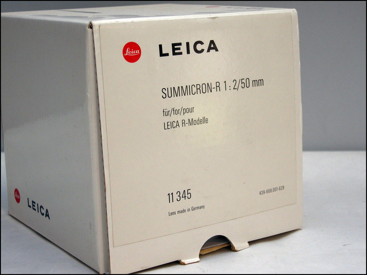 徕卡 Leica R 50/2 SUMMICRON-M ROM 标头 德产 带包装 新品