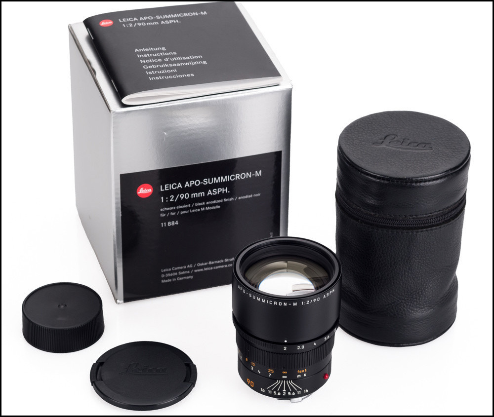 徕卡 Leica M 90/2 APO ASPH 6-BIT 带银盒包装