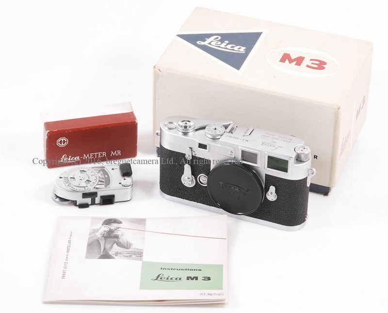 【收藏级美品】Leica/徕卡 M3 银色机身 单拨 配Leica METER MR 测光表