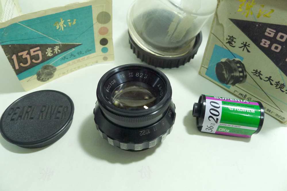  Zhujiang 135mmF4.5 magnifying lens for magnifying negative is 820 yuan (not including mail!), which can be exchanged for K3, etc