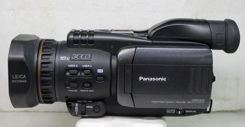 松下 DVC33 专业摄像机3CCD磁带摄像机 完美成色