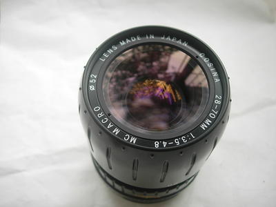 很新最小型的日本原装确善能28--70mm镜头，收藏使用上品！