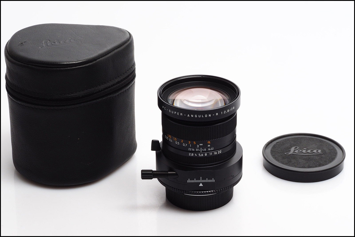徕卡 Leica R 28/2.8 PC-Super-Angulon-R 移轴镜头 带皮套