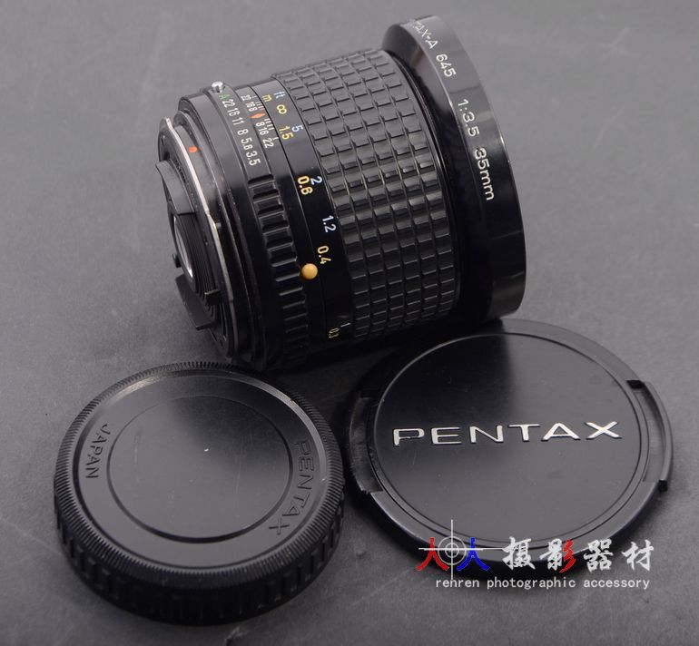 C PENTAX 相机 645用 35/3.5 A 35mm 3.5f 成色95新