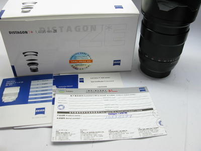 国行带包装卡尔·蔡司 Distagon T* 35mm f/1.4ZE(佳能口)