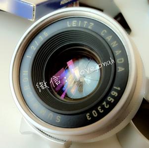 第一代徕卡螺口八枚玉镜头Leica Summicron 35/2 L39超完美成色