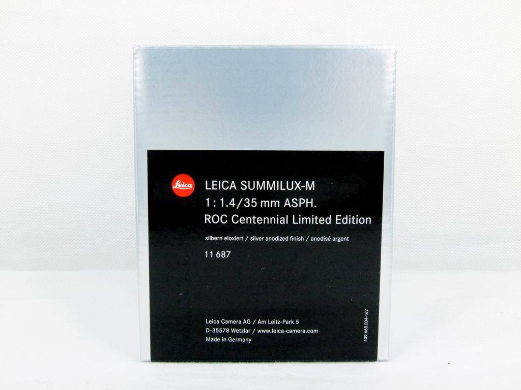 徕卡Leica Summilux-M 35/ 1.4 Asph (FLE)银色纪念版
