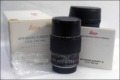徕卡 Leica R 100/2.8 APO 微距 带包装 送 STA1 14636脚架环 
