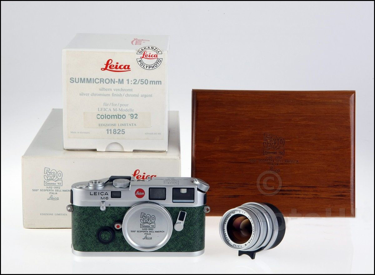 Leica M6 Colombo '92哥伦布纪念套机帶原配50/2 新品 展示品 