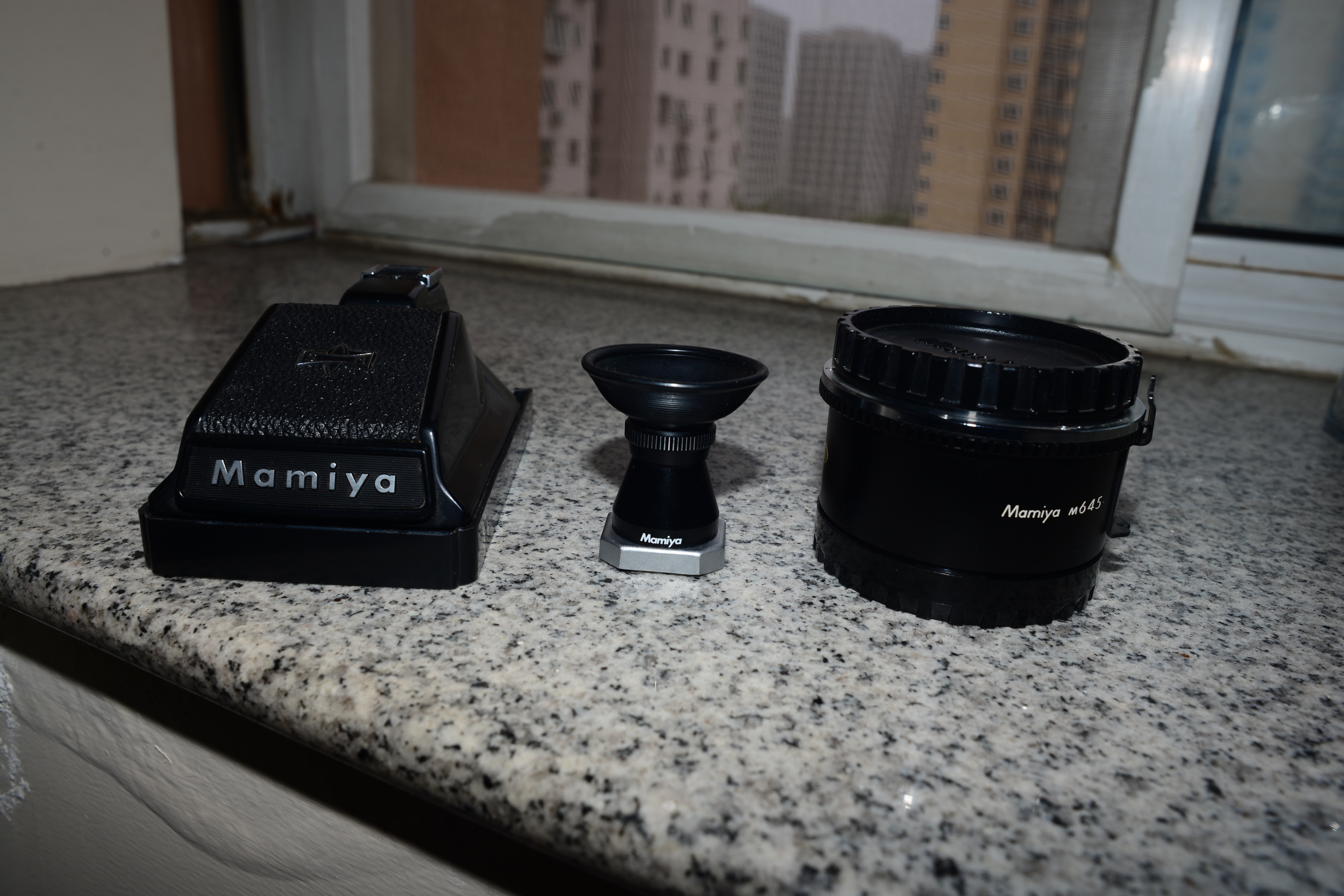 玛米亚645胶片相机附件眼平取景器（不带测光）