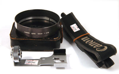 Canon/佳能  7 / 50/0.95 镜头用灰色光罩，相机配件 背带