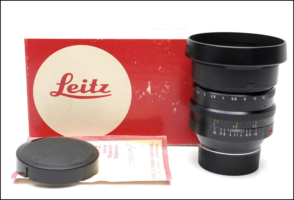 徕卡 Leica M 50/1.0 NOCTILUX-M 原厂6-BIT V1 第一代 带包装
