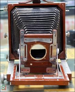 老木质皮腔折叠相机，外拍机古董相机 收藏级