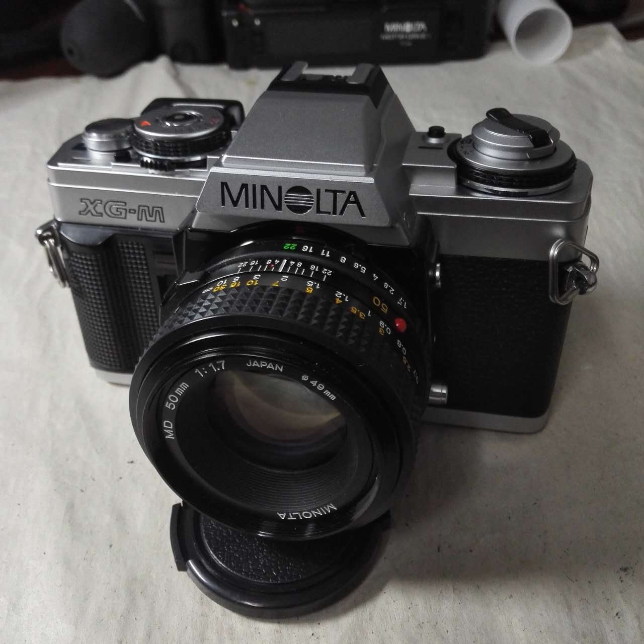 出Minolta XG-M+MD50/1.7套机