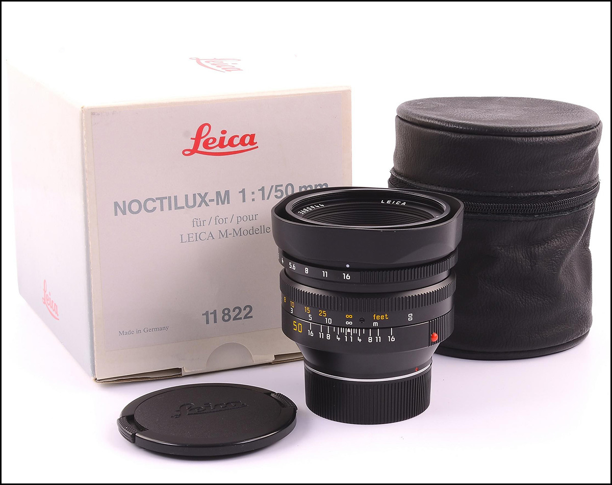 徕卡 Leica M 50/1.0 NOCTILUX-M 第四代 自带罩 都带包装