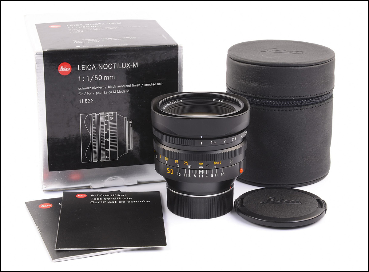 徕卡 Leica M 50/1.0 NOCTILUX-M 第四代 39号段 带银盒包装