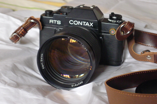 康泰时 Contax 85mm F1.2 85/1.2 AEG +RTS II极新 50周年纪念版 