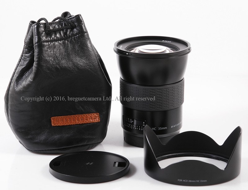 【美品】Hasselblad/哈苏 HC 35/3.5 镜头带光罩皮套 #HK6732X