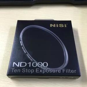 nisi耐司 减光镜ND1000 中灰镜 46-82mm 全新未开封 支持官方