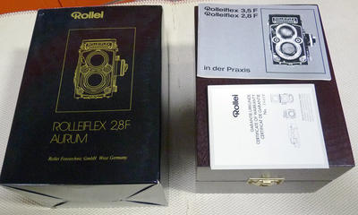 Rolleiflex/禄来 2.8F Aurum 白脸限量金机 全新收藏品