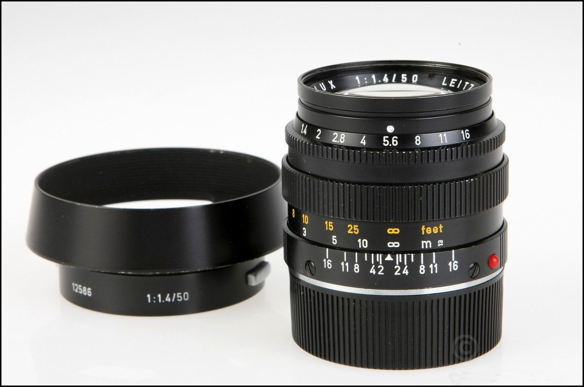 徕卡 Leica M 50/1.4 SUMMILUX 德产 II代 带光罩