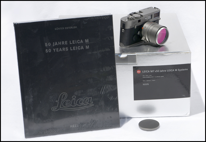 徕卡Leica M7 钛版 带50/1.4ASPH 50周年纪念套机 展示品