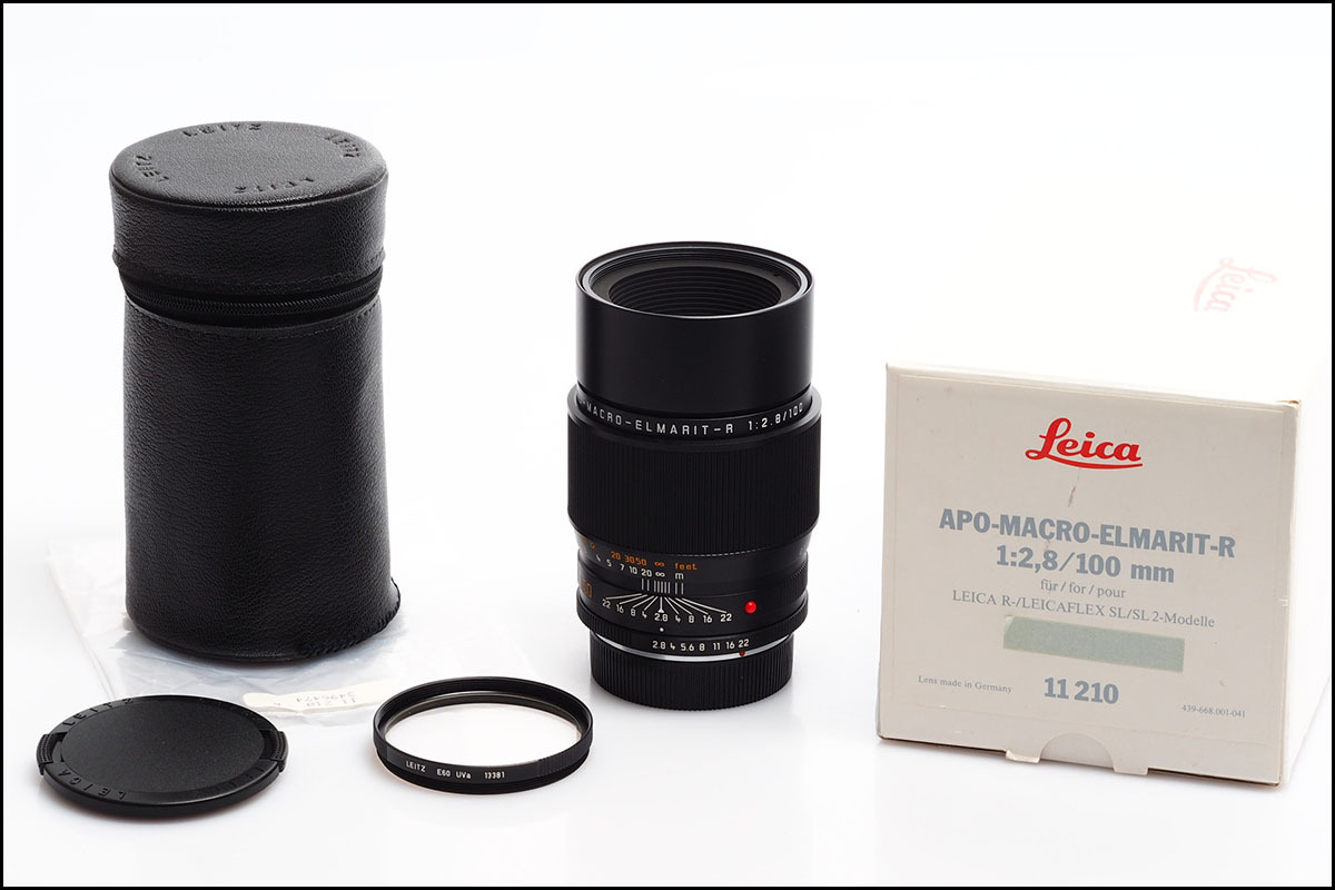 徕卡 Leica R 100/2.8 APO MACRO 微距镜头 带包装 UV