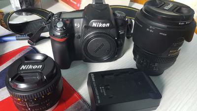  尼康D80相机16-85镜头50 1.8镜头，快门6千