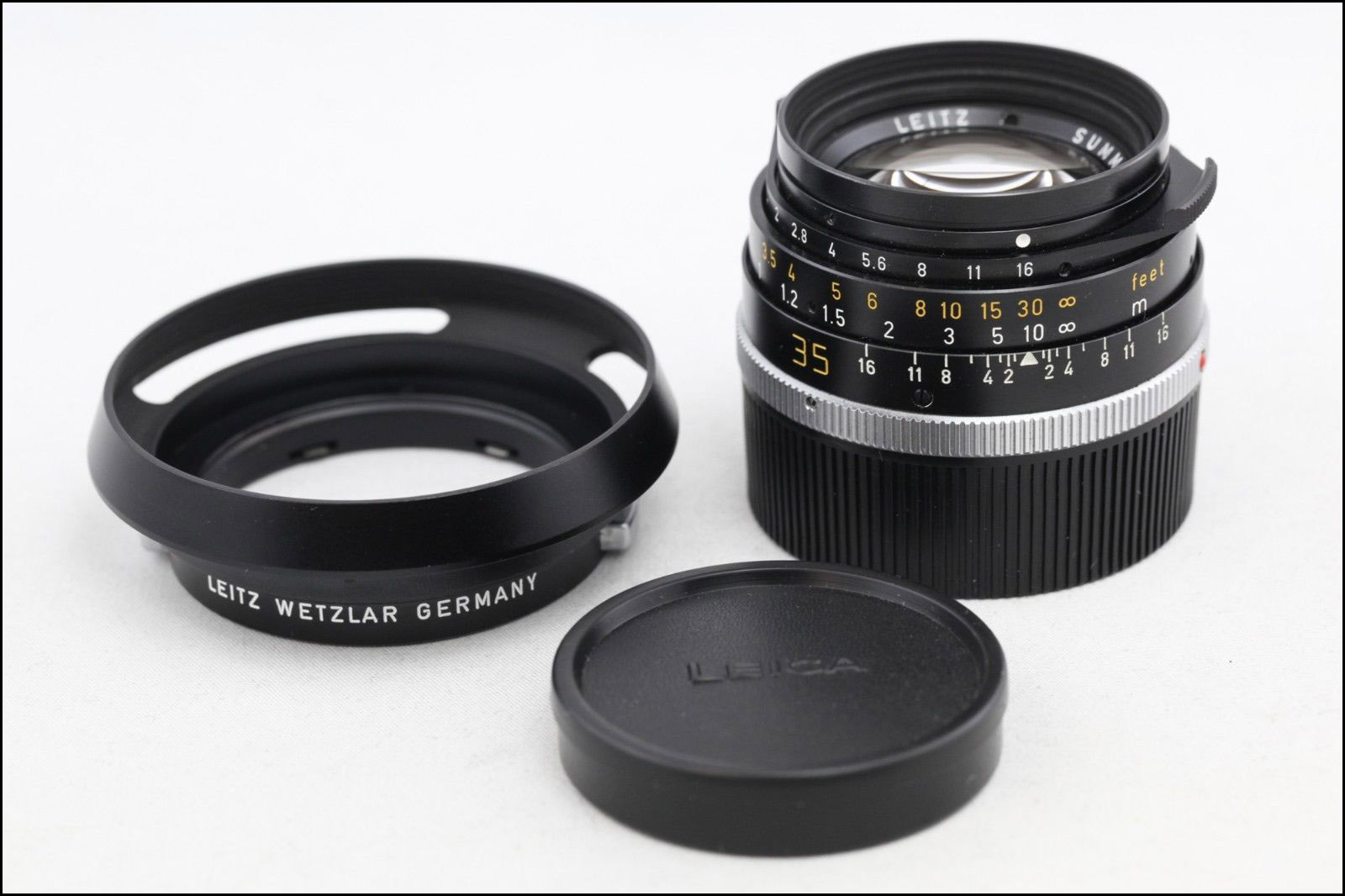 徕卡 Leica M 35/1.4 Summilux 加产 圣光 31号段 带光罩