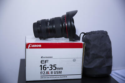 佳能 EF 16-35mm f/2.8L USM镜头（箱说全）
