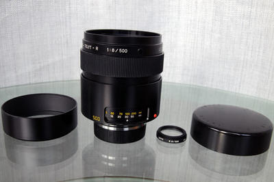 Leica MR-TELYT R 500 8 折返镜，带原厂UV、遮光罩