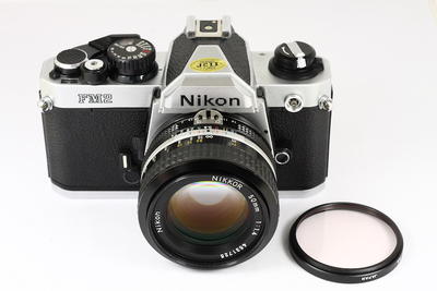 尼康 NIKON FM2 日产135胶片单反相机 + nikkor 50/1.4镜头