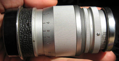 西德产M39口徕卡Leica Ernst Leitz Wetzlar Elmar 90 F4手动镜头