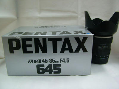 98新Pentax宾得 45-85/4.5 FA645 宾得口有包装#9907