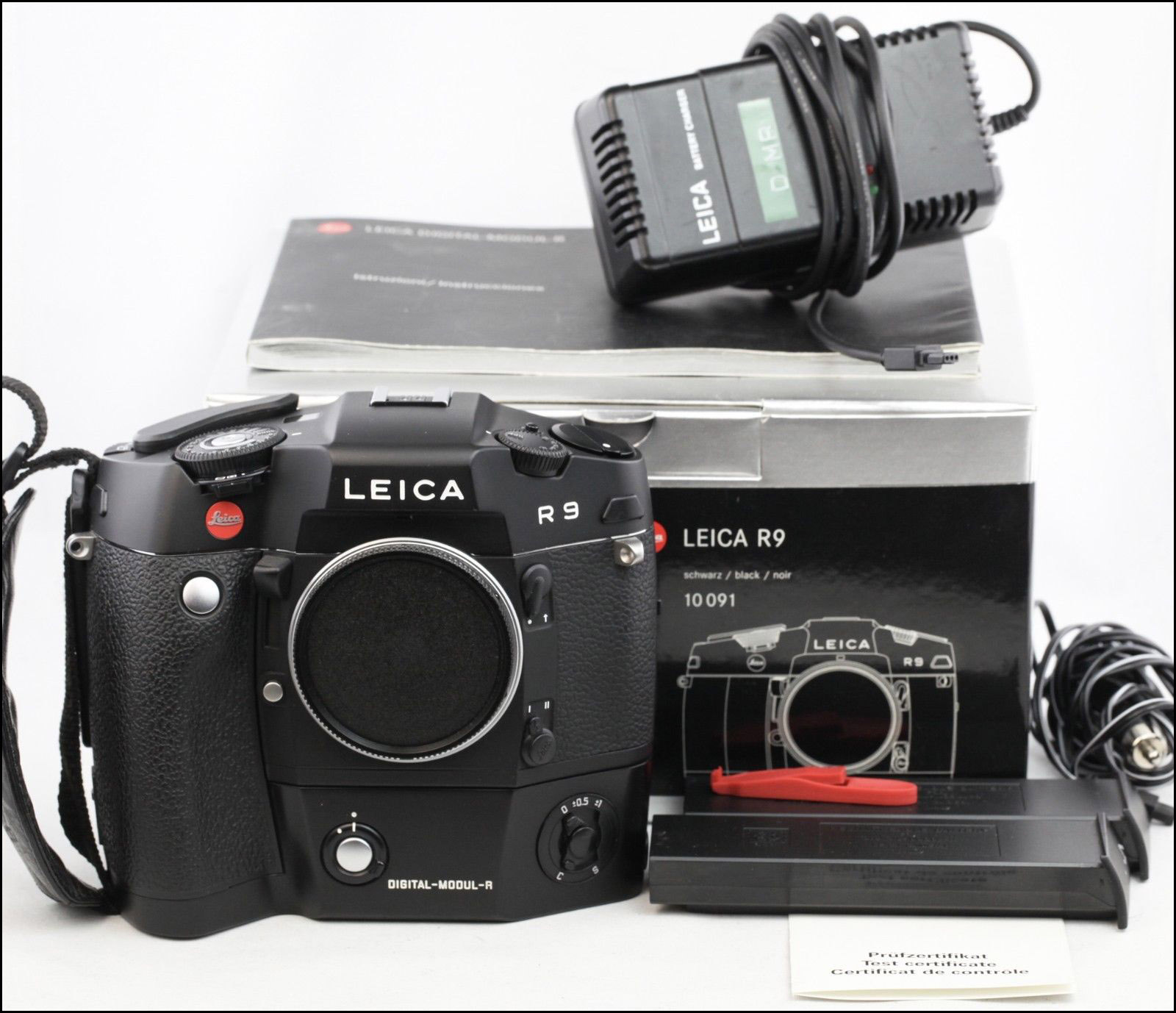 徕卡 Leica R9 + DMR 套机 机身带包装 后背带两块电池！