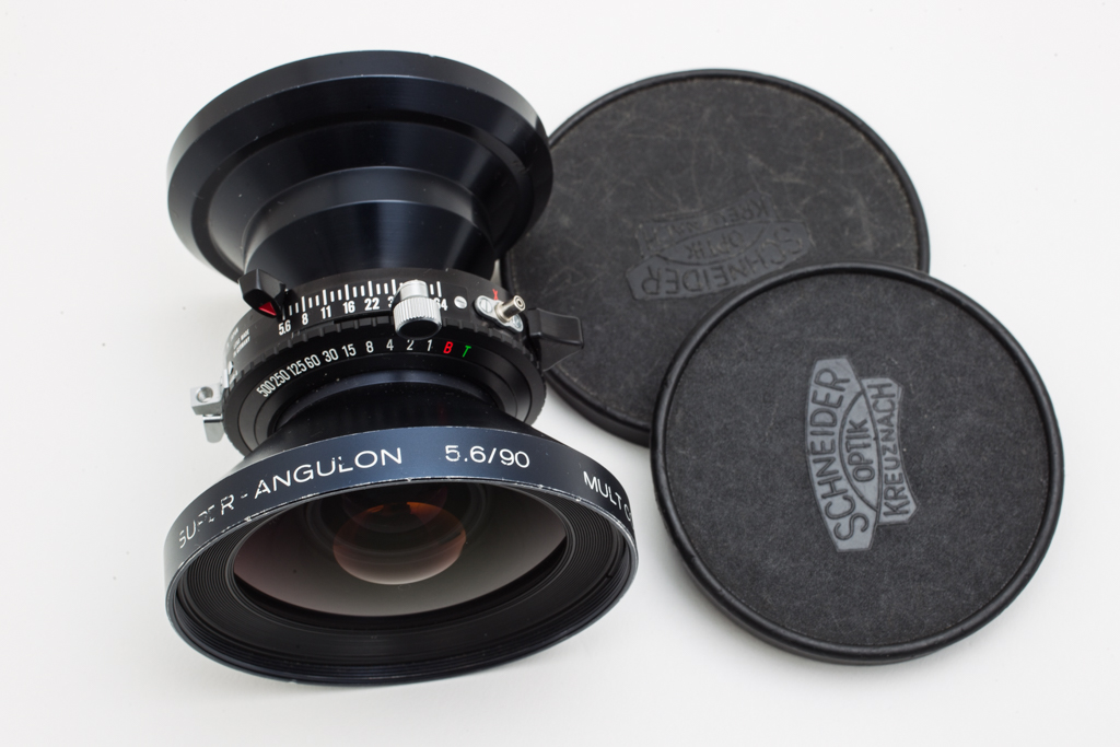  施耐德 90/5.6 Super Angulon 4x5技术相机镜头（no:9257)85%新