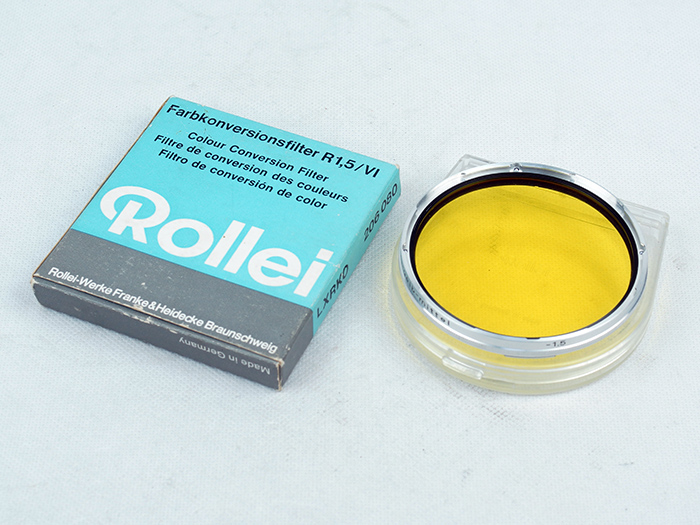 禄来rolleiflex SL66系列用-1.5黄镜  极上品！