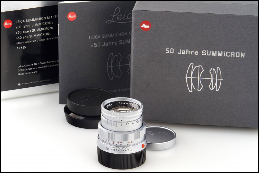 徕卡 Leica M 50/2 SUMMICRON-M 50周年纪念版 带包装
