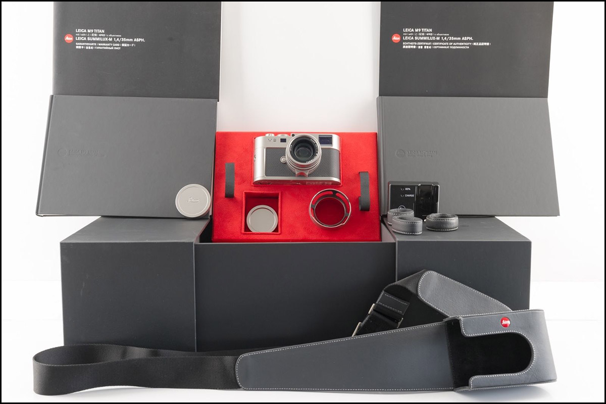 徕卡 Leica M9 Titanium 钛金版 带35/1.4 带包装（快门3500）