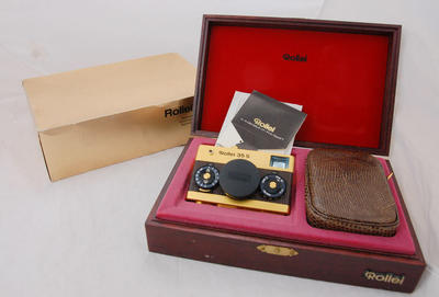 禄来 Rollei 35s 60周年纪念版金机,全套包装,收藏首选,极上品