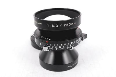 富士 FUJINON W 250/6.3 CM 大画幅座机镜头, 8x10可用,新款.