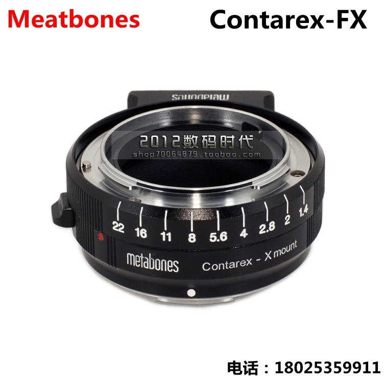 Metabones 蔡司牛眼镜头转富士FX转接环 Contarex-fx