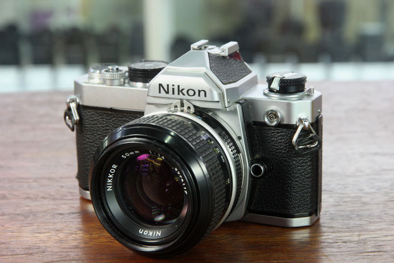  Nikon FM set 50 1.4 lens traditional camera film camera