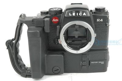 leica R4 +马达手柄,胶片单反相机机身.