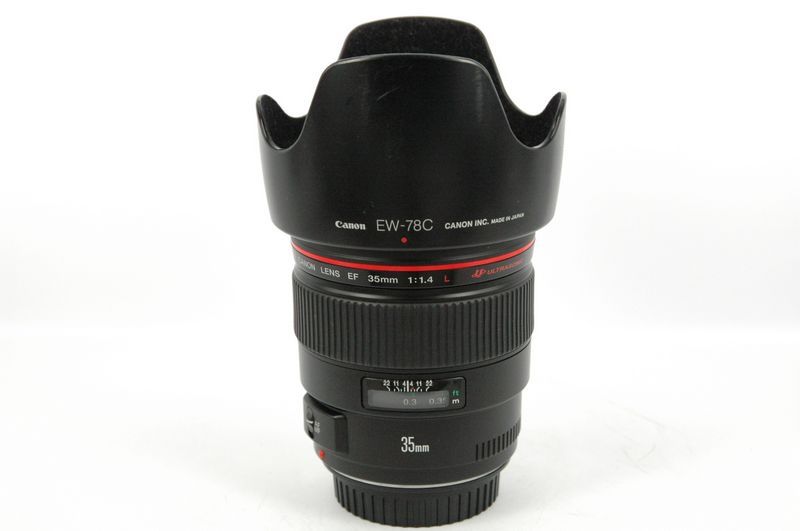 佳能 Canon EF 35/1.4L USM 红圈人文定焦,自动对焦,有原罩.