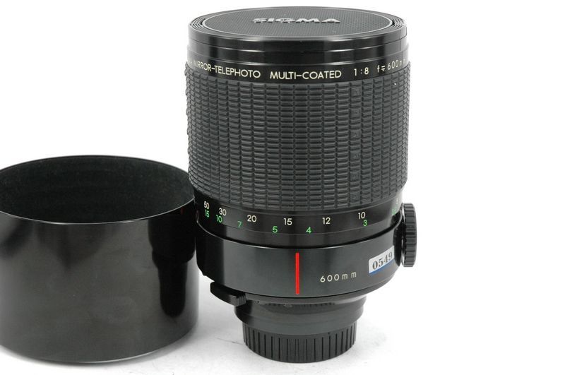 Sigma 600/8 折返反射镜头,手动对焦,佳能FD卡口