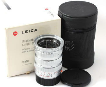 Leica/徕卡 28-35-50/4 TRI ELMAR 银色 6BIT 包装齐 L00879