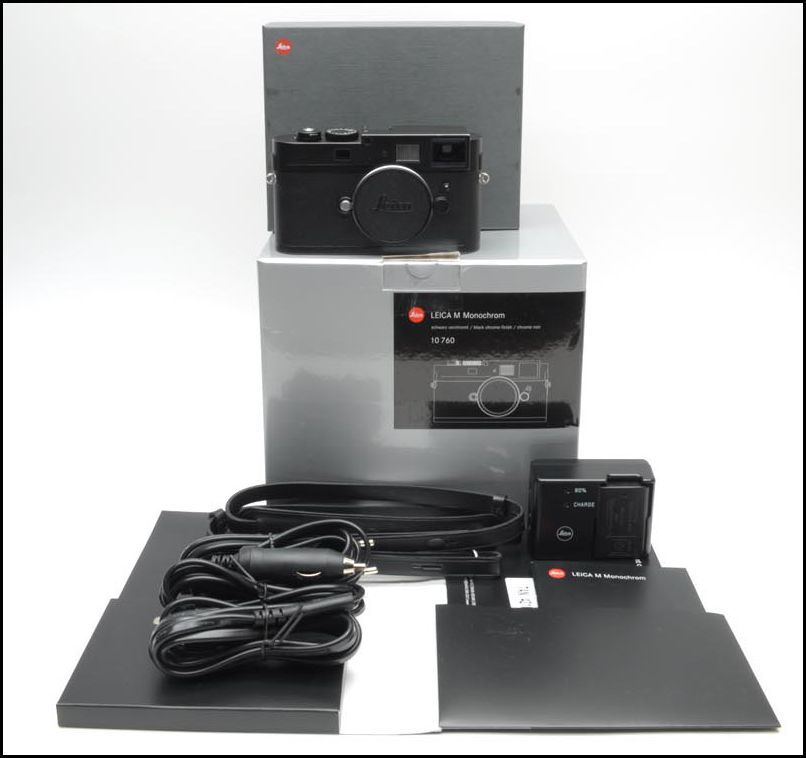 徕卡 Leica M Monochrom MM 黑色 带包装（快门1300次）