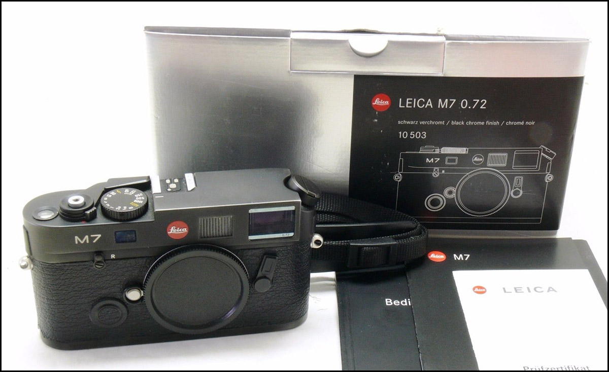 徕卡 Leica M7 TTL 0.72 黑色 带包装