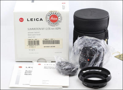 徕卡 Leica M 35/2 ASPH 千禧 黑漆 限量版 新品收藏
